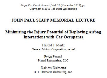 John Paul Stapp Memorial Lecture